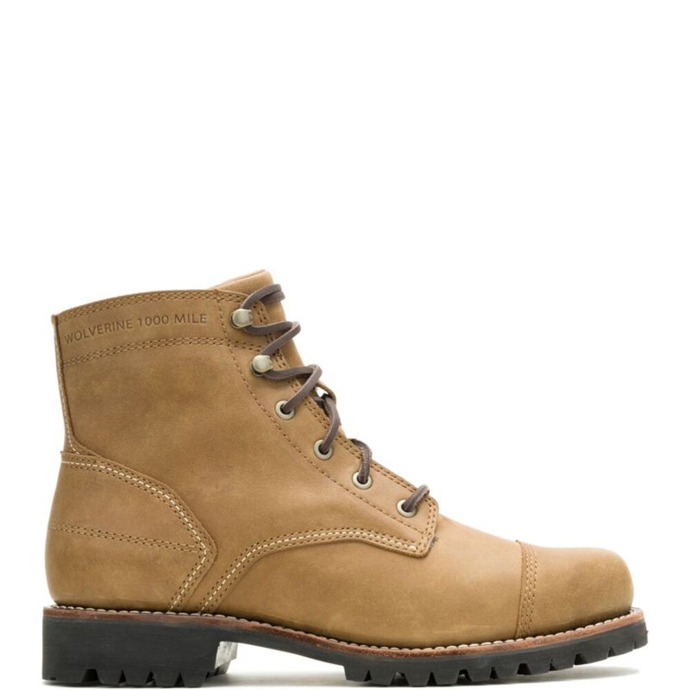 Wolverine Mens 1000 Mile Legacy Steelpass 6" Brown Boots (NWT)